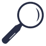 Icon Magnifying glass
